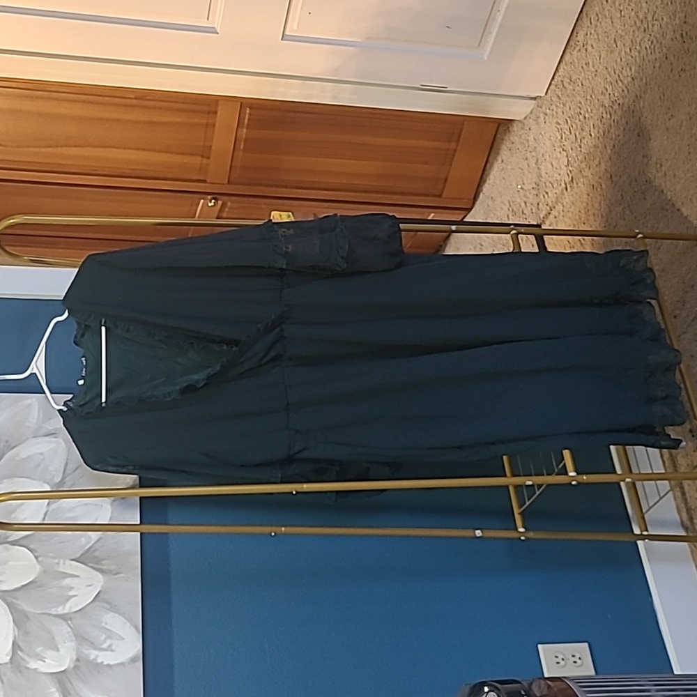 Dark Green Dress